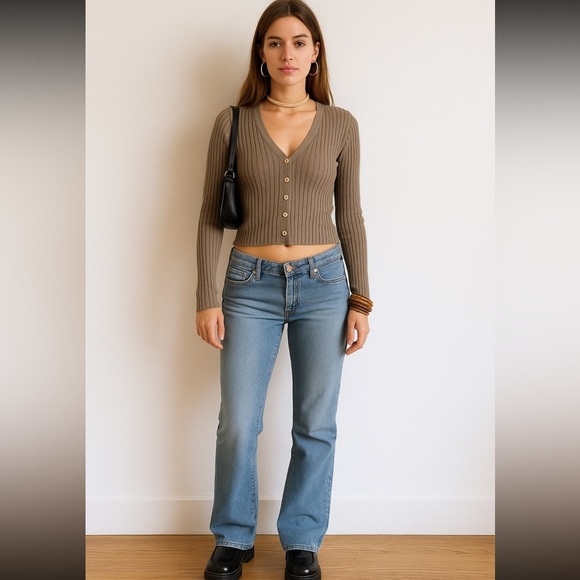 Y2k vibes Express cardigan button up medium - Picture 1 of 5